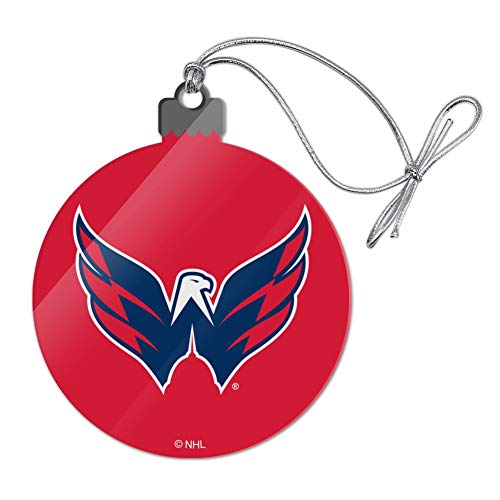 GRAPHICS & MORE NHL Washington Capitals Logo Acrylic Christmas Tree Holiday Ornament