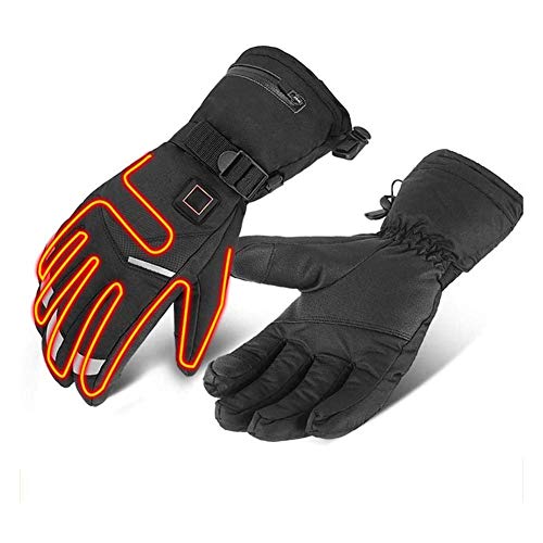Gants chauffants rechargeables 3.7V 4000mAh CHEWYNP pour ski et cyclisme - 3