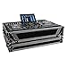 ProX XS-PRIME4 W ATA Flight Case For Denon PRIME 4 DJ Controller with 1U Rack Space and Wheels
