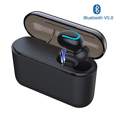 COOLEAD Auricolari Bluetooth 5.0 Mini Cuffie Senza Fili Stereo Sport in ear Auricolari con Custodia di Ricarica Microfono Cancellazione Rumore Wireless Cuffie per iPhone iPad Samsung LG Huawei