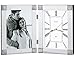 Bulova B1254 Ceremonial Picture Frame Clock, Silver