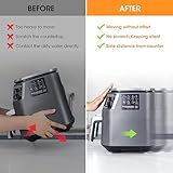 Aieve Wheels for Kitchen Appliances, 8 Pack Self Adhesive Mini Casters, 360 Degree Swivel Rollers for Coffee Machine, Air Fryer, Cooker - Image 4