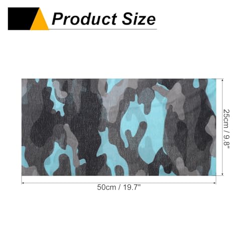 HARFINGTON 4pcs Summer Cooling Neck Gaiter Sun Protection Face Mask Fishing Neck Gaiter Sunscreen Breathable Bandana for Men Women, Camo Q2