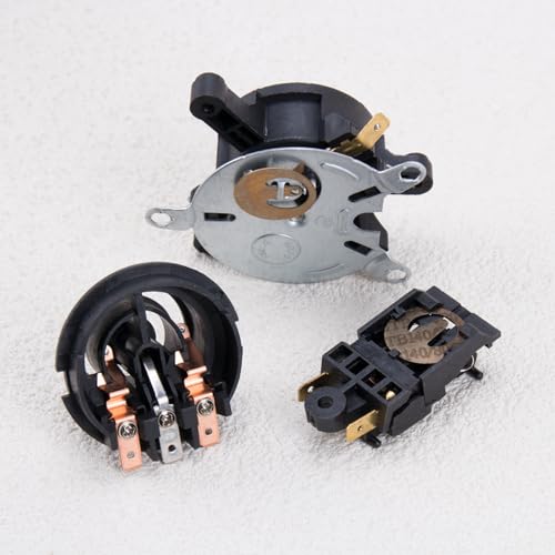 ZORZA 3Sets Universal Electric Kettle Thermostat Switch Connector Temperature Control Base Coupler Replacement Part for Home Kitchen Appliance Kettle Repair Accessories