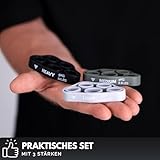 GORNATION Fingertrainer - Handtrainer in drei Stärken für mehr Kraft - Fingerexpander mit Widerstand für Griffkraft - Krafttraining Equipment