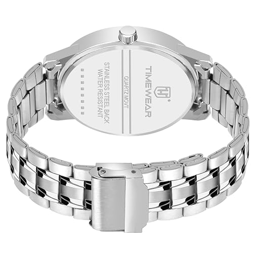 TIMEWEAR Analog Day Date Functioning Stainless Steel Chain Watch for Men