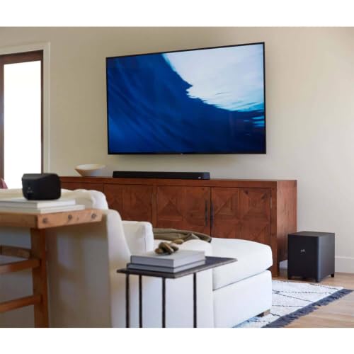 Image of Polk Audio MagniFi Max AX SR 7.1.2 Channel Sound Bar with Wireless 10 inch Subwoofer & SR2 Surround Speakers for Smart TV, Dolby Atmos and DTS:X, Polk's Patented VoiceAdjust & SDA Technologies, Black