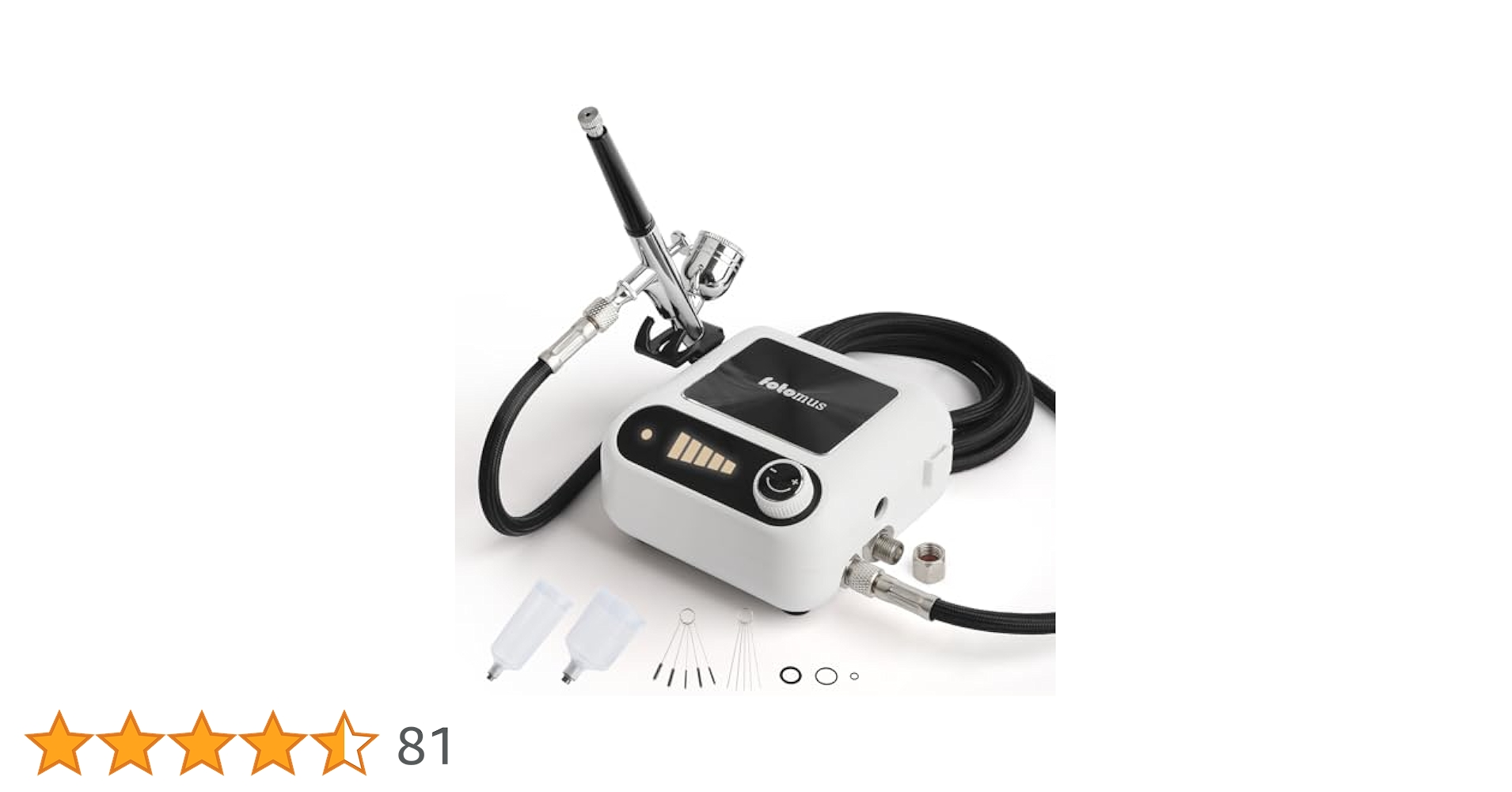 Amazon.co.jp: エアブラシ ミニコンプレッサー セット 41PSI 2つ