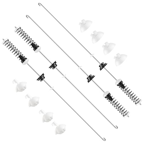 Upgraded W11396716 W11171694 Washer Suspension Rod Kit 4pcs (2026) Compatible with Whirlpool Maytag Kenmore Washer, Replacement Part MVW6230HW0 WTW6120HW0 WTW5105HW0 PS12731176 by Salugre - Used condition - US$20.84