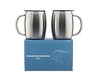 Algopix Similar Product 16 - Stainless Steel Coffee Mugs with Lids 