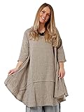 Langes Damen Kleid mit stark ausgeprägtem Glockenform-Schnitt