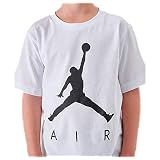 Nike AIR Jordan Boys' Jumpman T-Shirt (White/Black, X-Large)