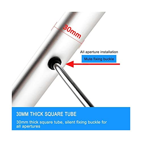 QUANLI Faltbarer Einkaufstrolley, multifunktional, einfach zusammenklappbar, Einkaufswagen mit Griff und Edelstahl… – Bild 6