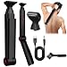 PENYUY Back Shavers for Men, Foldable Body Shavers for Men with 2 Floating Shaver Heads, Long Handel Electric Back Razor, Mens Body Groomer for Back, Chest, and Shoulders - Rechargeable Hair Trimmer