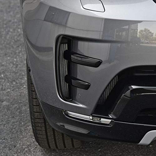ABS Front Fog Lamp Trim Decoration Strips For Discovery 5 LR5 2017 L462 Auto Accessories 2Pcs (Gloss black)