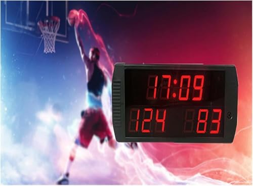 Marcador electrónico deportivo con control remoto y montaje miniatura 5
