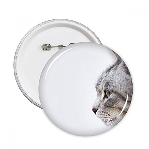 Badge rond chat impression haute définition multicolore L