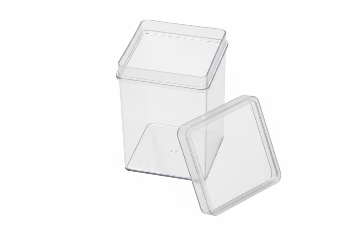 SPL Incu Tissue (Square Vessel for Plant Culture), PS, 72x72x100mm, Sterile, Transparent Case of 120