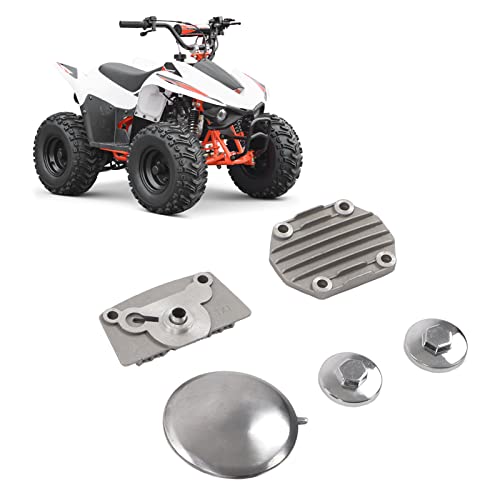 Keenso 5 peças de capa de cabeça de cilindro de motor, conjuntos de capa de cabeça de cilindro de li