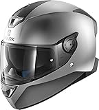  Shark Skwal 2 Blank Mat Weiße LED Helm Schwarz Matt M (57/58)