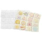 Roylco R-5804 Flowers Rubbing Plates, 1.13