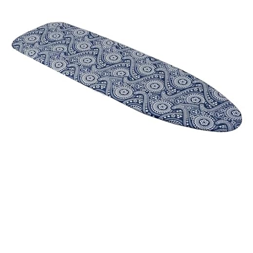 Laundry Solutions by Westex Floral Paisley Deluxe Triple Layer Extra-Thick Ironing Board Cover & Pad, 15" x 54"