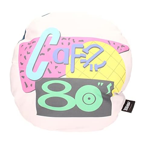 SD Toys SDTUNI22207 SD-SDTUNI22208 Cafe 80 Round Back to The Future Cushion, Colour, único Cover
