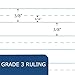 Roaring Spring Paper Products Composition Book, Grade 3 Ruled, 50 Sheets, 9-3/4 x 7-3/4 Inches, Red (ROA77922)