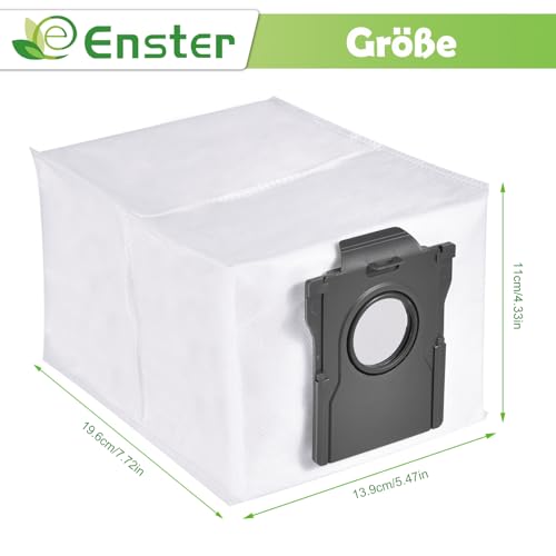 10 Stück Staubbeutel Kompatibel mit Dreame L20/X40/X50 Ultra Complete, D10 Plus/L10s Ultra Gen 2/L40/L50 Ultra, für Mova E30 /P50 Pro Ultra Staubsauger, 3,2 Große Kapazität Staubsaugerbeutel Ersatz