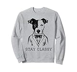 Stay Classy fancy dog funny tuxedo
