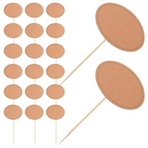 Ciieeo 24pcs Wedding Cheese Markers Blank Toothpick Flags for Charcuterie Board Food Labels for Buffets Convenient Cake Appetizer Decoration Unique Safe Design