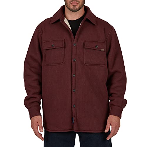 Image of Smith's Workwear Mens Sherpa Heather Thermal Shirt JacketJacket