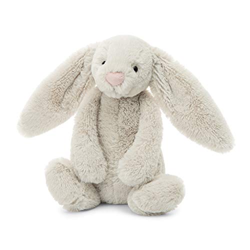 Image of Jellycat Bashful Oatmeal Bunny Stuffed Animal, Medium 12 inches | Rabbit and Bunny Plush Toy | Classic Children's Gift
