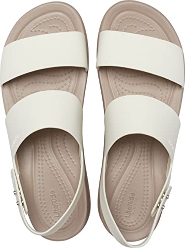 Image of Crocs Women Brooklyn Wedge 206453-159 Oyster W4