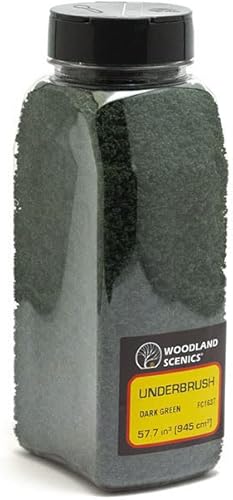 Miniatura 3 de Woodland Scenics Verde Oscuro Underbrush Clump-Foliage 32 oz Shaker