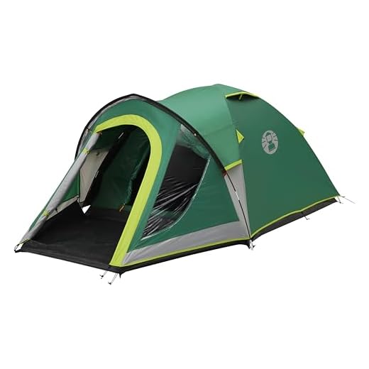 Coleman Kobuk 3 Plus Zelt, 3 Personen, 3 Mann Zelt, Igluzelt, Wasserdicht WS 4.500 mm