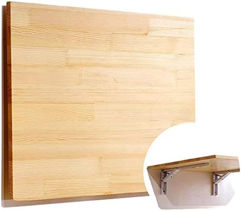 Folding Wood Wall Mounted Table for Kitchen Dining Laundry Room Stable Sturdy Workbench/Laptop Table Restaurant Wall Table One Color 80 * 40cm