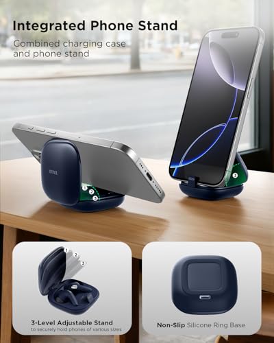 TALIX T30 Noise Cancelling Earbuds with Phone Stand - image 3