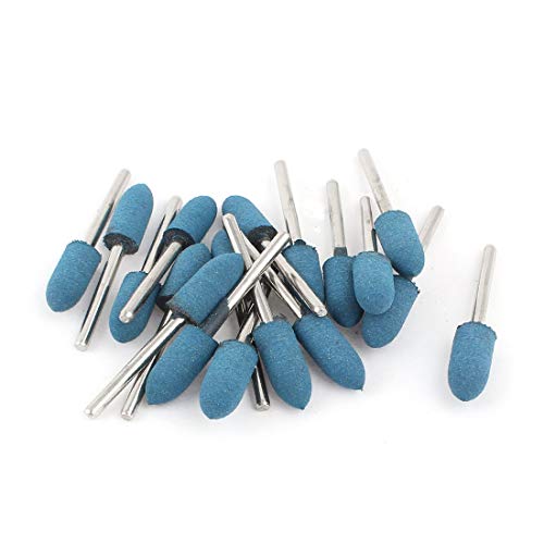 Image of New Lon0167 3mm Drill Featured Hole 8mm Cone Reliable Efficacy Head Blue Rubber Polishing Mounted Point 18 Pcs(id:b63 1a 00 234)