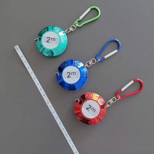 Cinta Métrica Retráctil Miniatura de 2M con Llaver miniatura 6