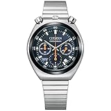 [シチズンコレクション] レコードレーベル ツノクロノ RECORD LABEL TSUNO CHRONO AN3660-81L 腕時計 メンズ ブラック