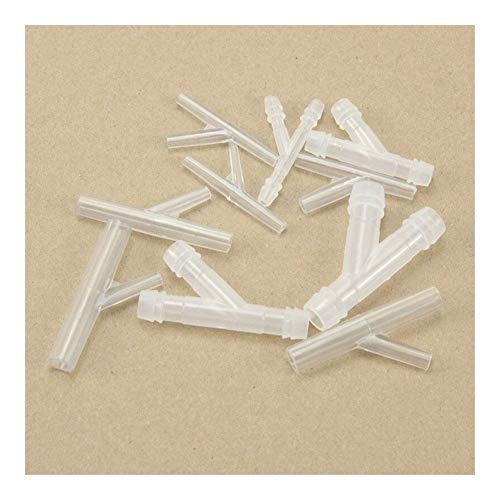 Outils de réparation de tuyaux 20pcs hypoténuse Y T en plastique de diamètre réduit diamètre égal Pagoda T aquarium de poissons Adaptateur réservoir pompe à air Raccord de tuyau Pagoda Rejoignez Vanne