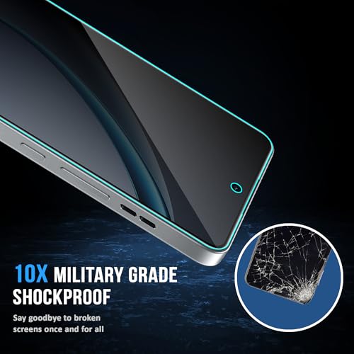 Image of ArmourPro Privacy Tempered Glass Screen Protector Compatible for OPPO K13 Turbo (6.8 Inch) with Edge-to-Edge Protection Coverage and Easy Installation kit (Pack of 2)