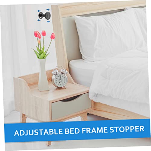 Homoyoyo 2Pcs Head Stabilizer Couch Stoppers Metal Bed Frames Adjustable Bed Frame Headboard Wall Support Bed Frame Anti- Shake Daybed Frame Threaded Bed Frame Stabilizer Sofa Metal Ballast #TOP4