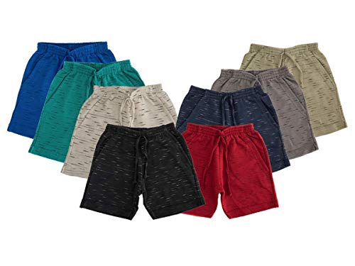 Bermuda Moletom Juvenil 100% Algodão Kit Com 5 Peças Desenho do tecido:Estampado/Sortido;Tamanho:14