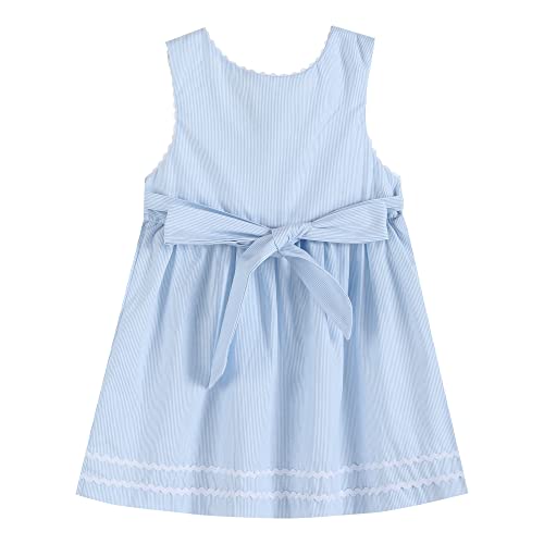 Baby and Girls A-Line Button Dress2