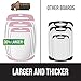 GORILLA GRIP BPA-Free Reversible Kitchen Cutting Board Set of 3, US Designed, Nonporous, Juice Grooves Catch Liquid, Slip Resistant Border, Dishwasher Safe, Durable Large Food Chopping Boards, Pink