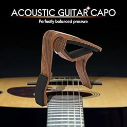 CURTT Guitare REal WOOD INCLUD (2) Set pour Guitare Acoustique, Guitare éLectrique Quick Change pour Easy Transpose - Les Beatles, Paul McCartney, John Lennon, RIngo Starr, George Harrison CURTT Guitare REal WOOD INCLUD (2) Set pour Guitare Acoustique, Guitare éLectrique Quick Change pour Easy Transpose – Image 5