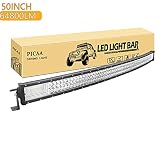 ★ 【Haz combinado con salida de luz perfecta】 - Combinado con el haz combinado de reflectores y focos en una tira de luz para una distribución óptima de la luz.