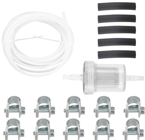 5M Benzinschlauch Kit, SopimusZ Dieselheizung Kraftstoffleitung, Auto Diesel Standheizung Schlauch Ersatz Kraftstoffrohr Kraftstoffleitung Leitungsfilter Schlauchschellen Kit für Webasto Eberspacher